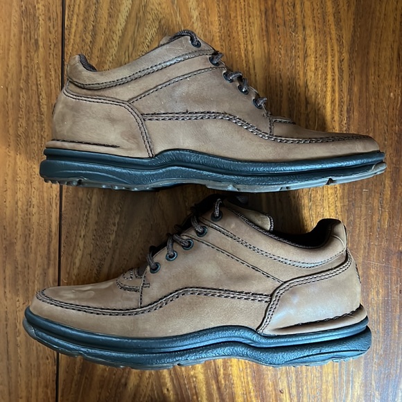 Rockport Prowalker Brown Leather Comfortable Walking Oxford Shoes - Picture 8 of 12